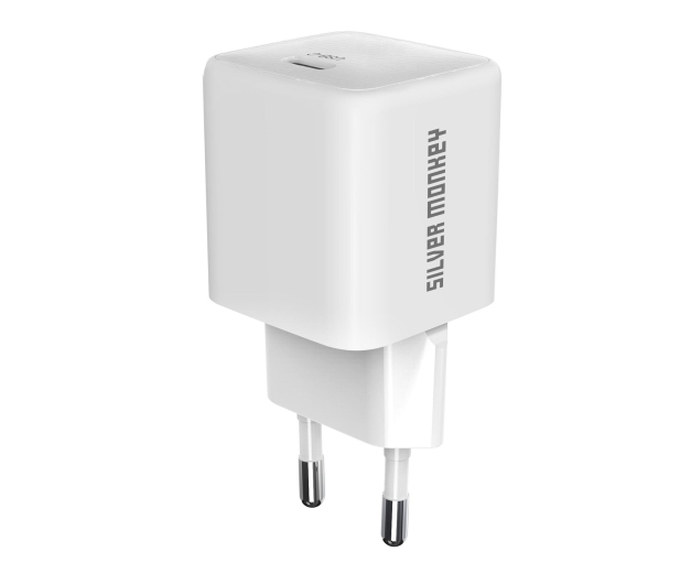 Silver Monkey Ładowarka GaN Core Uno 30W Biała - 1417242 - zdjęcie